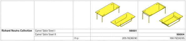 Camel Table Steel